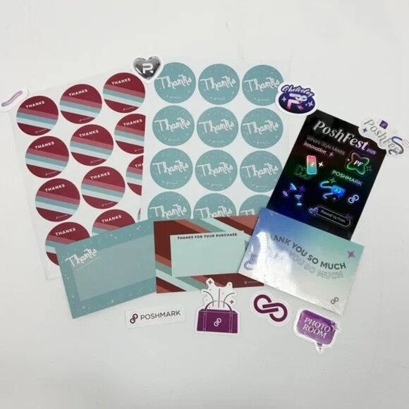 PoshFest 2025 Exclusive Swag Bag Tote, Stickers, Socks, Packaging + More - Picture 2 of 7
